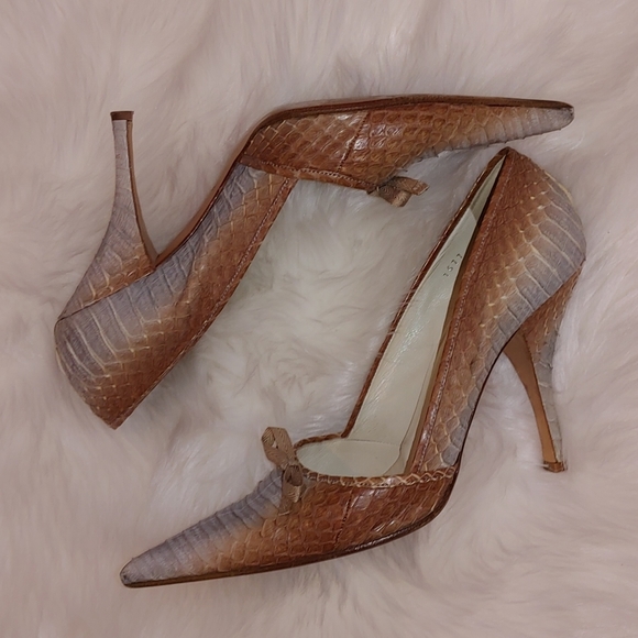 Prada Snake Skin Sz 9 - Picture 3 of 8